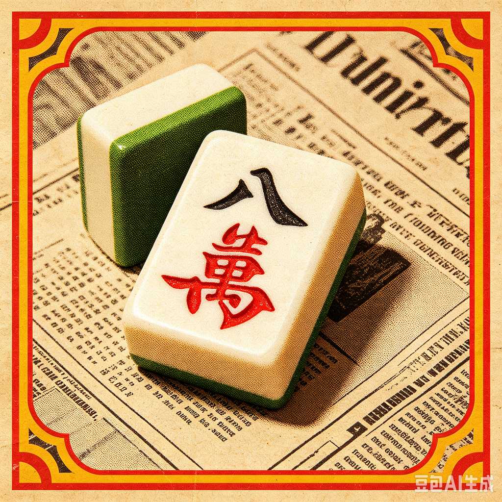 bright print mahjong tiles