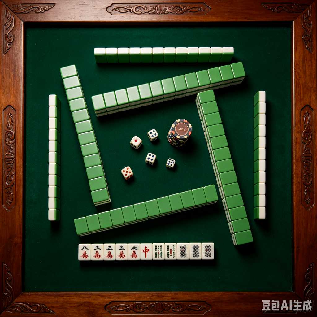 logo engrave mahjong tiles