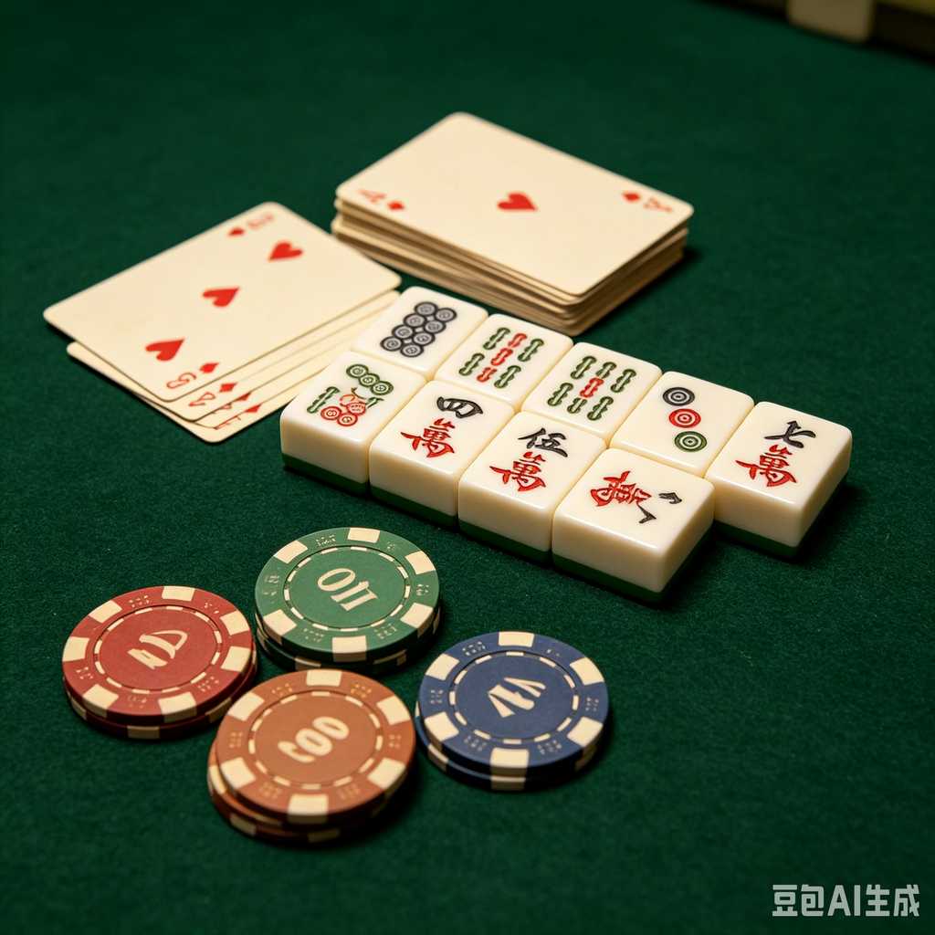 glossy mahjong tiles